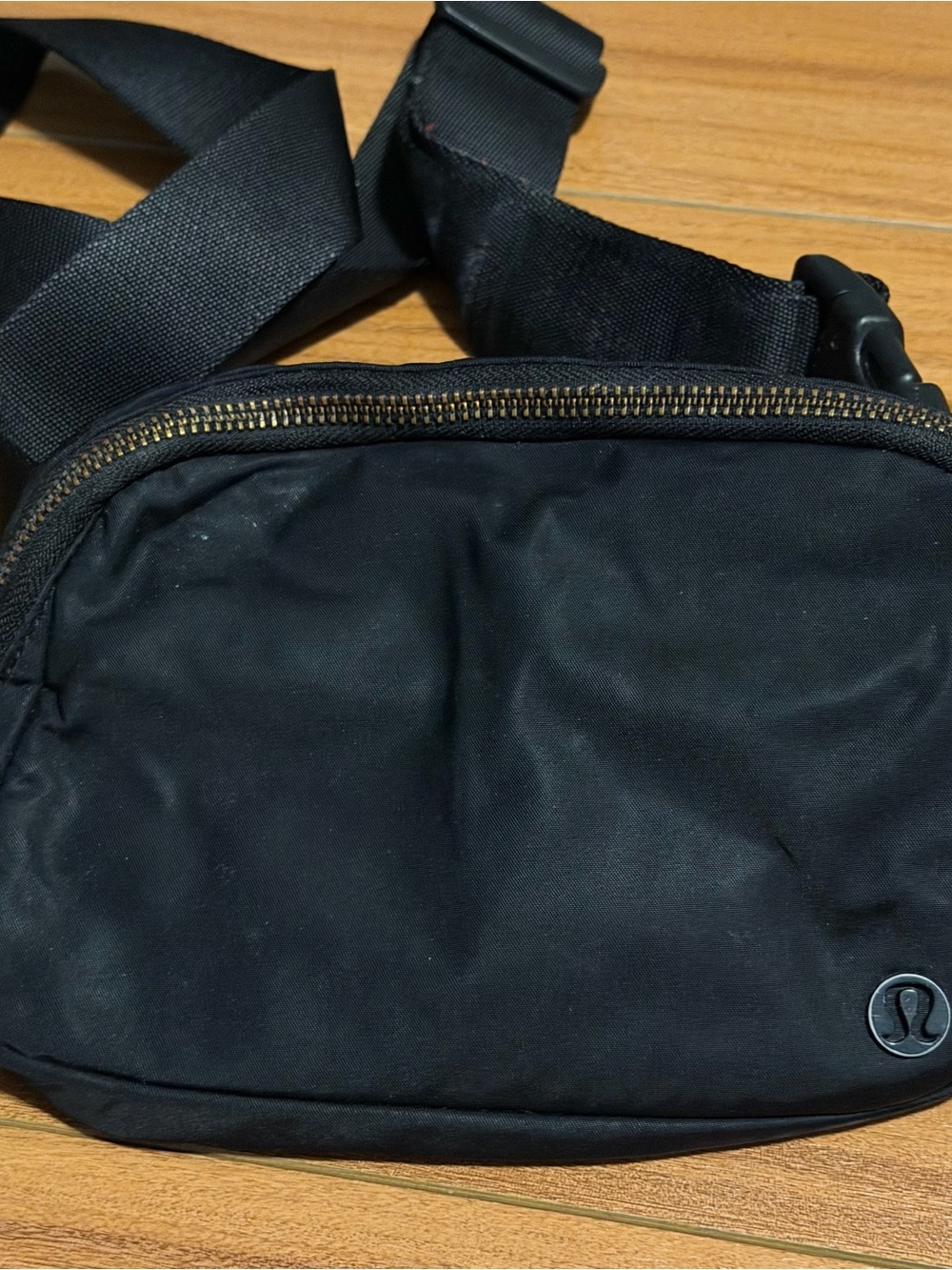 lululemon athletica Black Crossbody Waist Bag